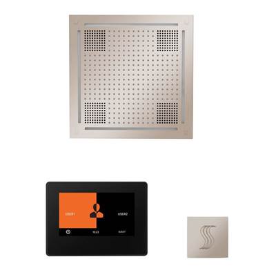 ThermaSol WHSTP7S-PN - The Wellness Hydrovive Steam Package With 7'' Thermatouch Square