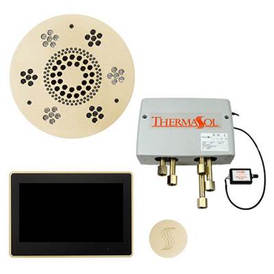 ThermaSol TWP10UR-PB - The Total Wellness Package With 10'' Thermatouch Trim Upgraded Round