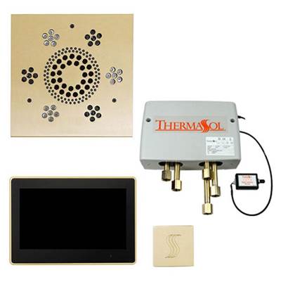 ThermaSol TWP10US-PB - The Total Wellness Package With 10'' Thermatouch Trim Upgraded Square