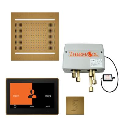 ThermaSol TWPH1410US-AB - The Total Wellness Hydrovive14 Package With 10'' Thermatouch Square