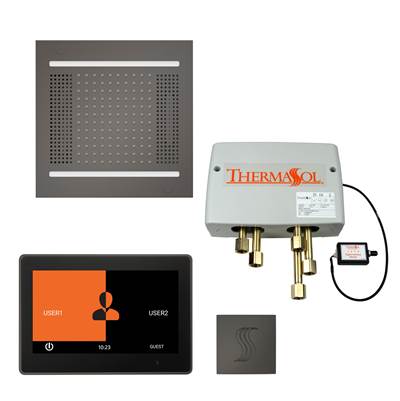 ThermaSol TWPH1410US-BN - The Total Wellness Hydrovive14 Package With 10'' Thermatouch Square
