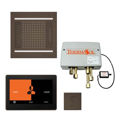 ThermaSol TWPH1410US-ORB - The Total Wellness Hydrovive14 Package With 10'' Thermatouch Square
