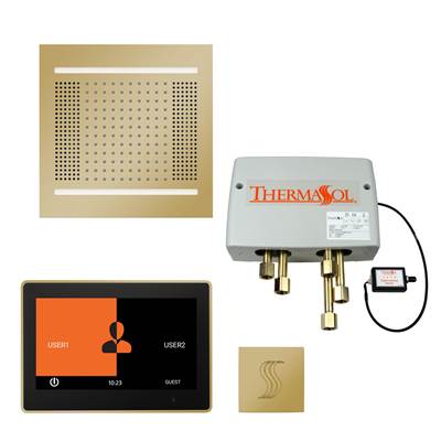 ThermaSol TWPH1410US-PB - The Total Wellness Hydrovive14 Package With 10'' Thermatouch Square