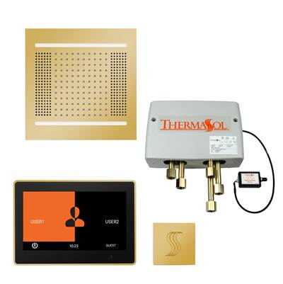 ThermaSol TWPH1410US-PG - The Total Wellness Hydrovive14 Package With 10'' Thermatouch Square