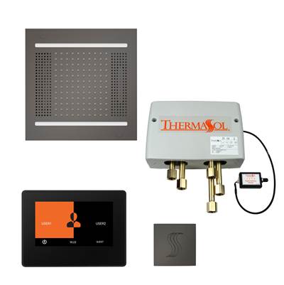 ThermaSol TWPH147S-BN - The Total Wellness Hydrovive14 Package With 7'' Thermatouch And Square
