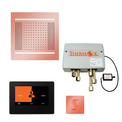 ThermaSol TWPH147S-COP - The Total Wellness Hydrovive14 Package With 7'' Thermatouch And Square