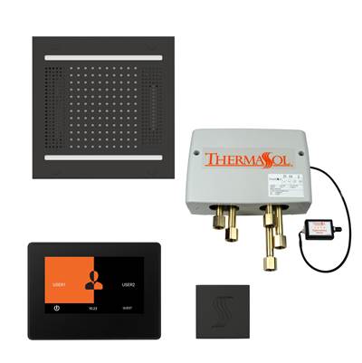 ThermaSol TWPH147S-MB - The Total Wellness Hydrovive14 Package With 7'' Thermatouch And Square