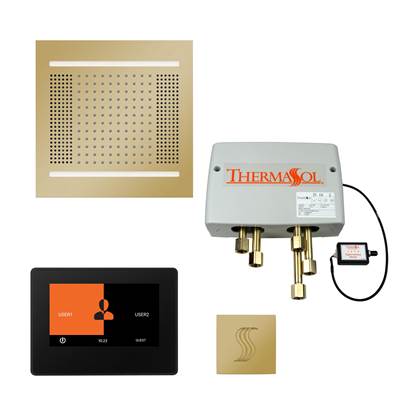 ThermaSol TWPH147S-PB - The Total Wellness Hydrovive14 Package With 7'' Thermatouch And Square
