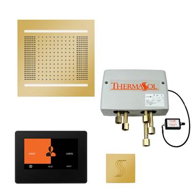 ThermaSol TWPH147S-PG - The Total Wellness Hydrovive14 Package With 7'' Thermatouch And Square