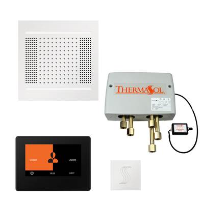 ThermaSol TWPH147S-WHT - The Total Wellness Hydrovive14 Package With 7'' Thermatouch And Square