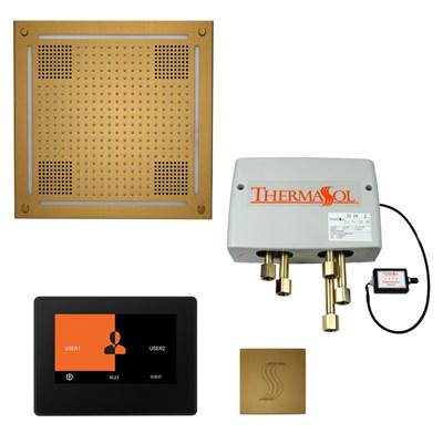 ThermaSol TWPH7S-AB - The Total Wellness Hydrovive Package With 7'' Thermatouch And Square