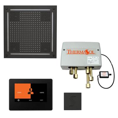 ThermaSol TWPH7S-MB - The Total Wellness Hydrovive Package With 7'' Thermatouch And Square