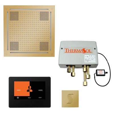 ThermaSol TWPH7S-PB - The Total Wellness Hydrovive Package With 7'' Thermatouch And Square