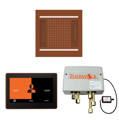 ThermaSol WH14SP10S-ACOP - The Wellness Hydrovive14 Shower Package With 10'' Thermatouch Square