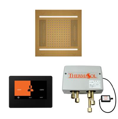ThermaSol WH14SP7S-AB - The Wellness Hydrovive14 Shower Package With 7'' Thermatouch Square
