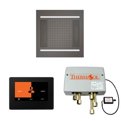 ThermaSol WH14SP7S-BN - The Wellness Hydrovive14 Shower Package With 7'' Thermatouch Square