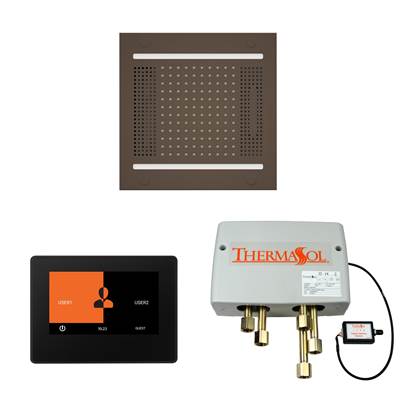 ThermaSol WH14SP7S-ORB - The Wellness Hydrovive14 Shower Package With 7'' Thermatouch Square