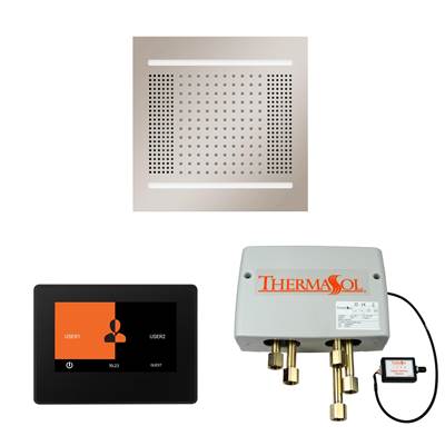 ThermaSol WH14SP7S-PN - The Wellness Hydrovive14 Shower Package With 7'' Thermatouch Square