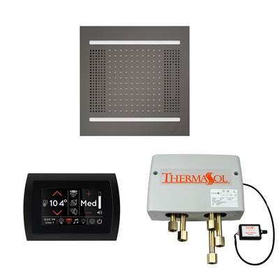 ThermaSol WH14SPSR-BN - The Wellness Hydrovive14 Shower Package With Signatouch Round