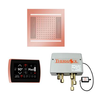 ThermaSol WH14SPSS-COP - The Wellness Hydrovive14 Shower Package With Signatouch Square
