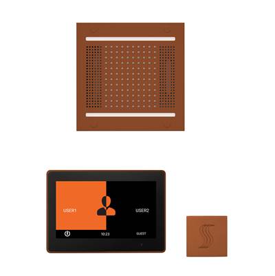 ThermaSol WH14STP10S-ACOP - The Wellness Hydrovive14 Steam Package With 10'' Thermatouch Square