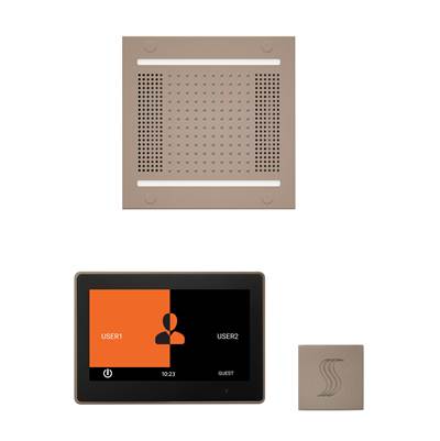 ThermaSol WH14STP10S-SN - The Wellness Hydrovive14 Steam Package With 10'' Thermatouch Square