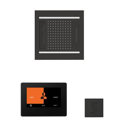 ThermaSol WH14STP7S-MB - The Wellness Hydrovive14 Steam Package With 7'' Thermatouch Square