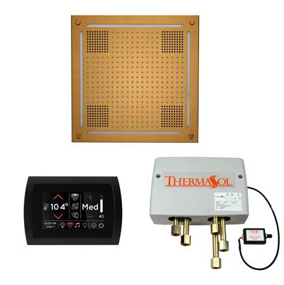 ThermaSol WHSPSR-AB - The Wellness Hydrovive Shower Package With Signatouch Round