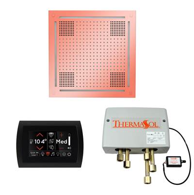 ThermaSol WHSPSR-COP - The Wellness Hydrovive Shower Package With Signatouch Round