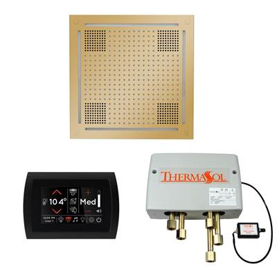 ThermaSol WHSPSR-PB - The Wellness Hydrovive Shower Package With Signatouch Round