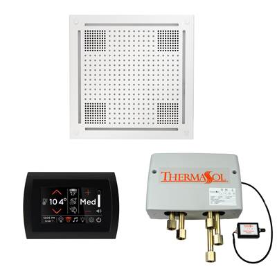 ThermaSol WHSPSR-WHT - The Wellness Hydrovive Shower Package With Signatouch Round