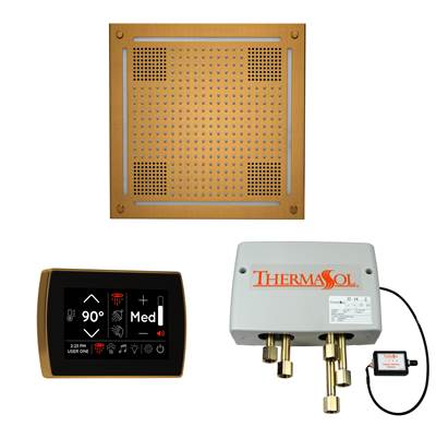 ThermaSol WHSPSS-AB - The Wellness Hydrovive Shower Package With Signatouch Square