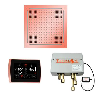 ThermaSol WHSPSS-COP - The Wellness Hydrovive Shower Package With Signatouch Square