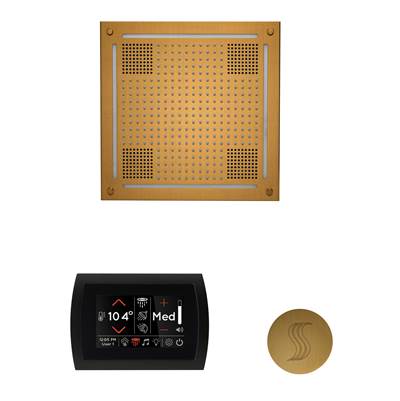 ThermaSol WHSTPSR-AB - The Wellness Hydrovive Steam Package With Signatouch Round