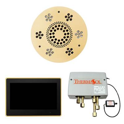 ThermaSol WSP10R-PG - The Wellness Shower Package With 10'' Thermatouch Round