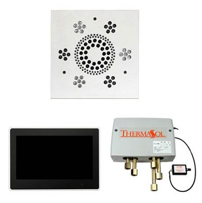 ThermaSol WSP10S-WHT - The Wellness Shower Package With 10'' Thermatouch Square
