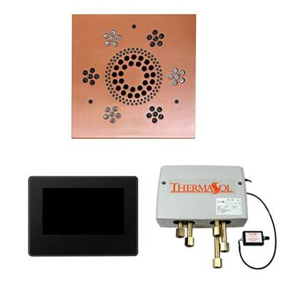 ThermaSol WSP7S-COP - The Wellness Shower Package With 7'' Thermatouch Square