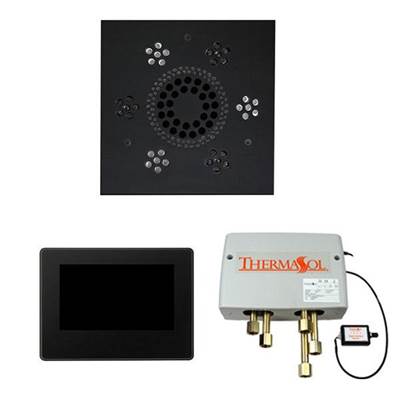 ThermaSol WSP7S-MB - The Wellness Shower Package With 7'' Thermatouch Square