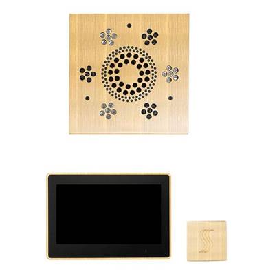 ThermaSol WSTP10S-AB - The Wellness Steam Package With 10'' Thermatouch Square