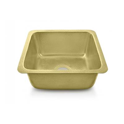 Thompson Traders KPU-1715HPB - Rivera Hammered Brass