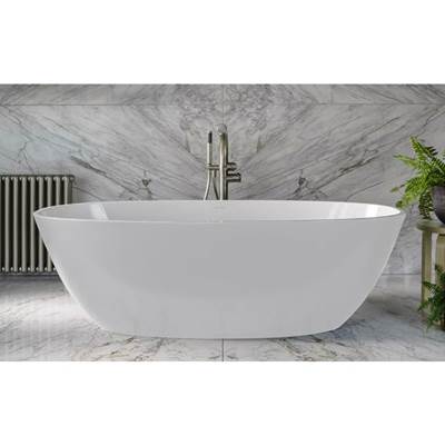 Victoria + Albert BA2-N-SW-NO - Barcelona 67" x 32" Freestanding Soaking Bathtub With Void