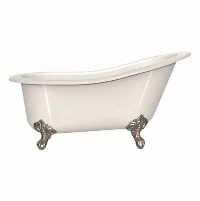 Victoria + Albert SHR-N-SW-OF+FT-SHR-BN - Shropshire 61" x 30" Freestanding Slipper Bathtub