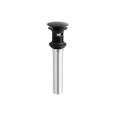 Aquabrass Xpress ABDR00899EBK - 00899 Round Pres Pop Up Drain With Overflow
