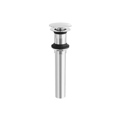 Aquabrass Xpress ABDR00899PC - 00899 Round Pres Pop Up Drain With Overflow