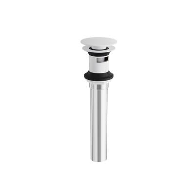 Aquabrass Xpress ABDR00899WH - 00899 Round Pres Pop Up Drain With Overflow