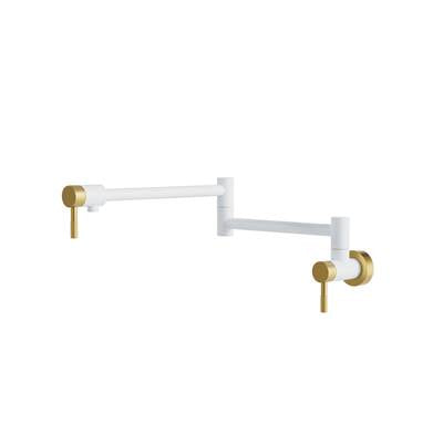 Aquabrass Xpress ABFK6230PWH - 6230P Umix Pot Filler With 2 Actuators