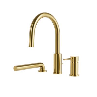 Aquabrass Xpress ABFB62313SUVD - 62313 Umix 3 Pcs Tub Filler With Handshower