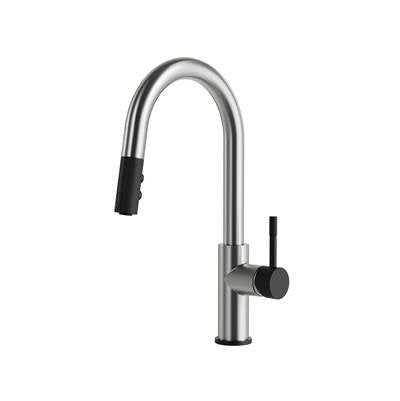 Aquabrass Xpress ABFK6235NBNVD - 6235N Umix Pull-Down 2 Spray Kit Faucet