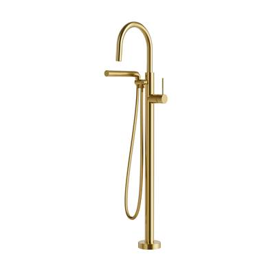 Aquabrass Xpress ABFB62384SUVD - 62384 Umix Floor Tub Filler With Handshower