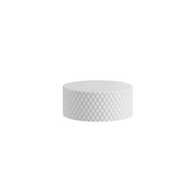 Aquabrass Xpress ABSHXPKDHWH - Xpkdh Umix Knurled Round Diverter Handle Base